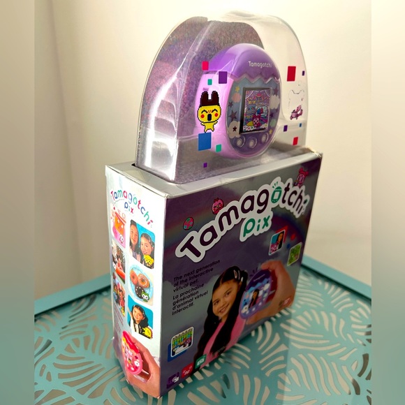 Tamagotchi Pix - Sky (Purple) - Like New With Box - Picture 5 of 6